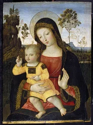 La Virgen y el Niño, siglo XV